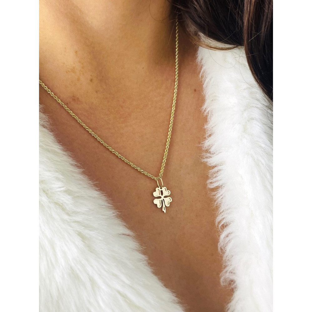 copy of Złoty wisiorek zawieszka rozeta ażurowa