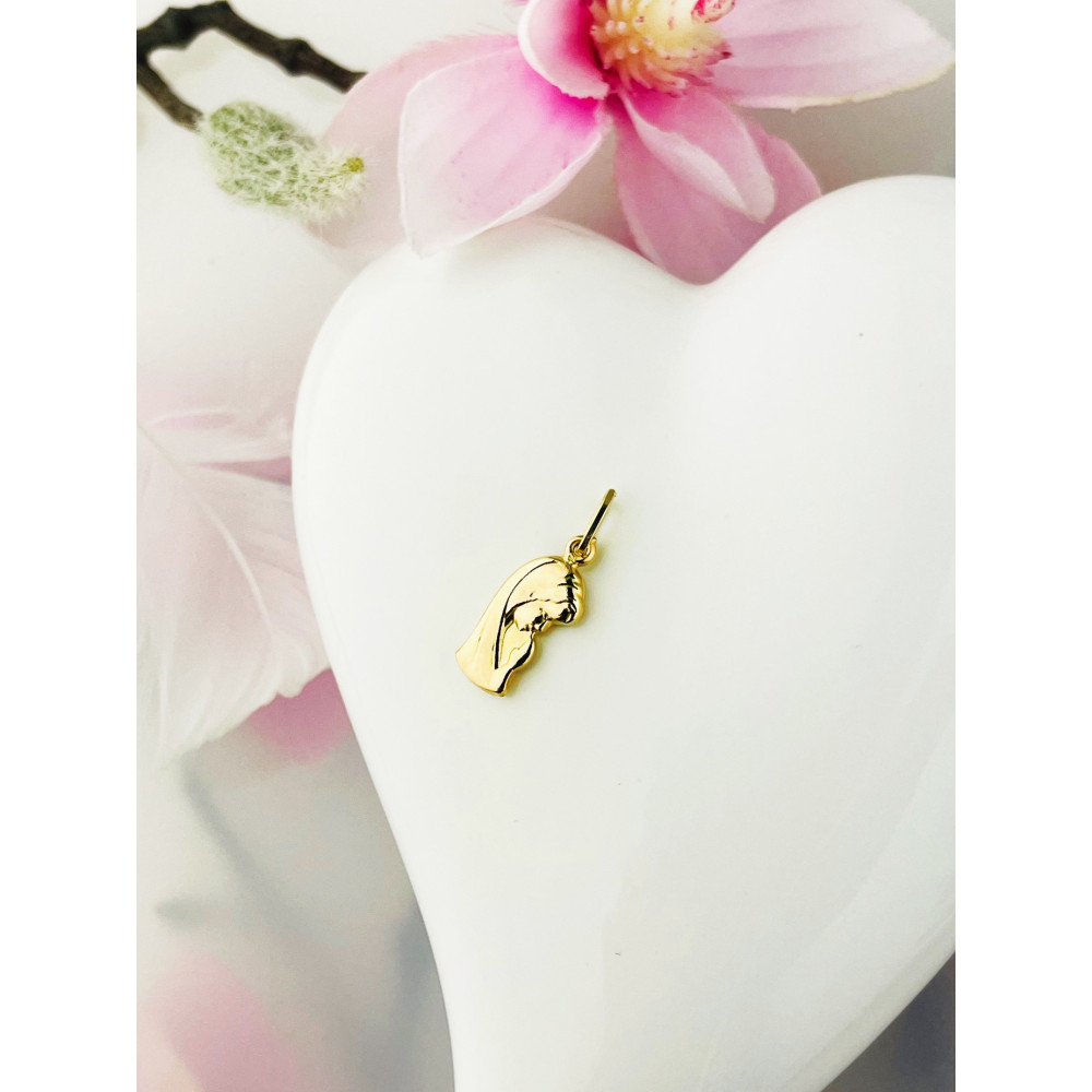 Anhänger Madonna Maria Gelbgold Gold 585er 14KT