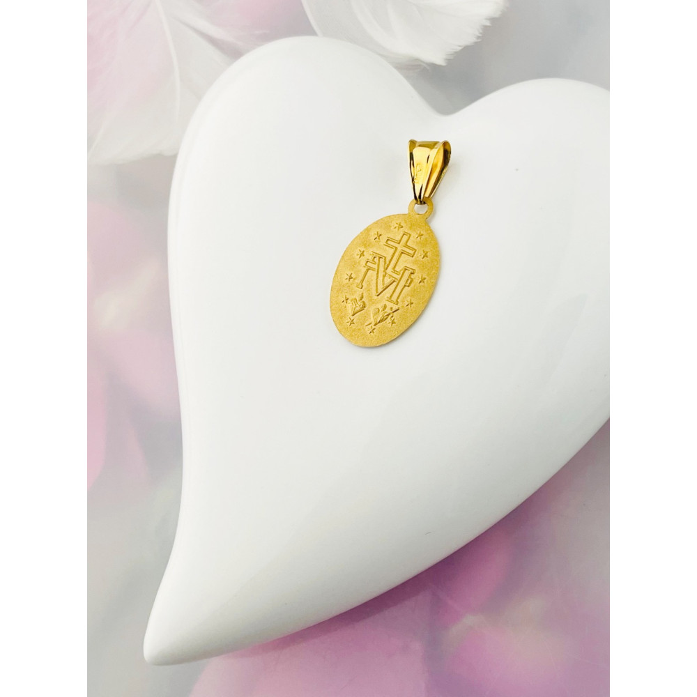 Anhänger Madonna Maria Goldanhänger Erstkommunion 585er 14KT