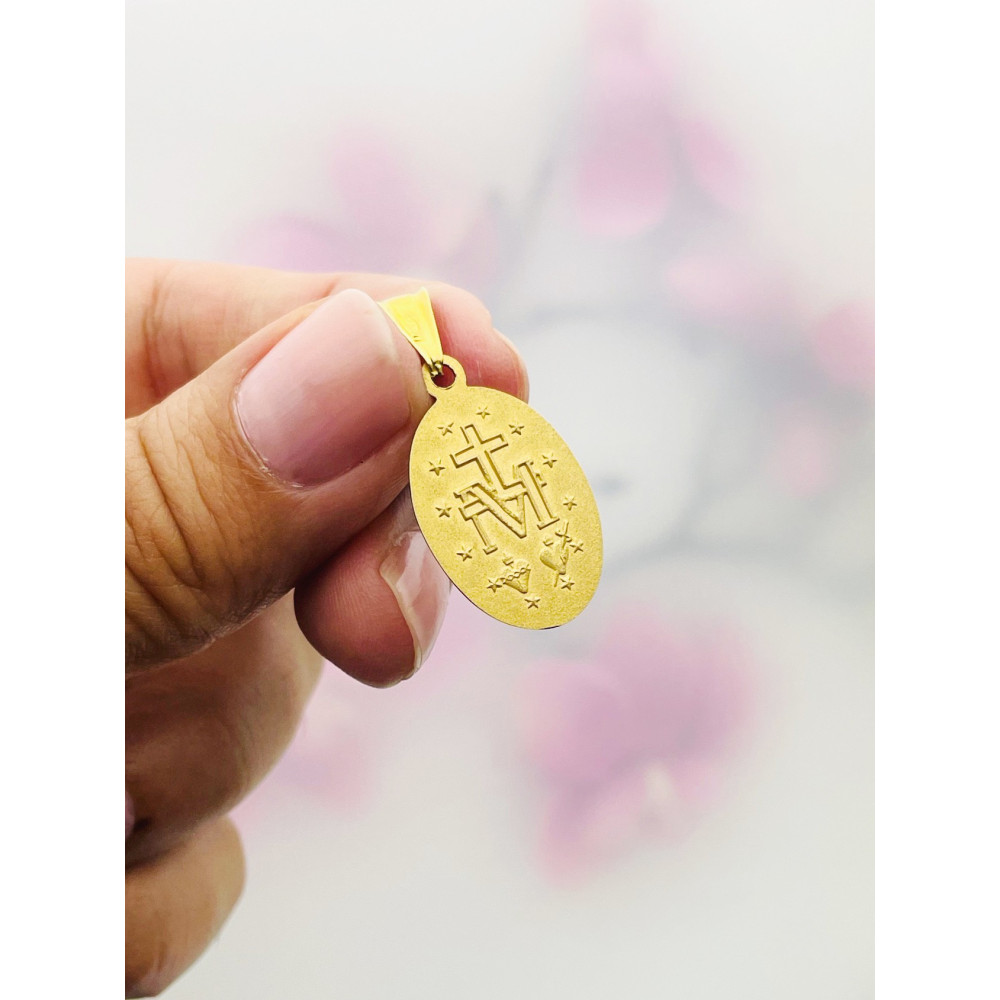 Anhänger Madonna Maria Goldanhänger Erstkommunion 585er 14KT