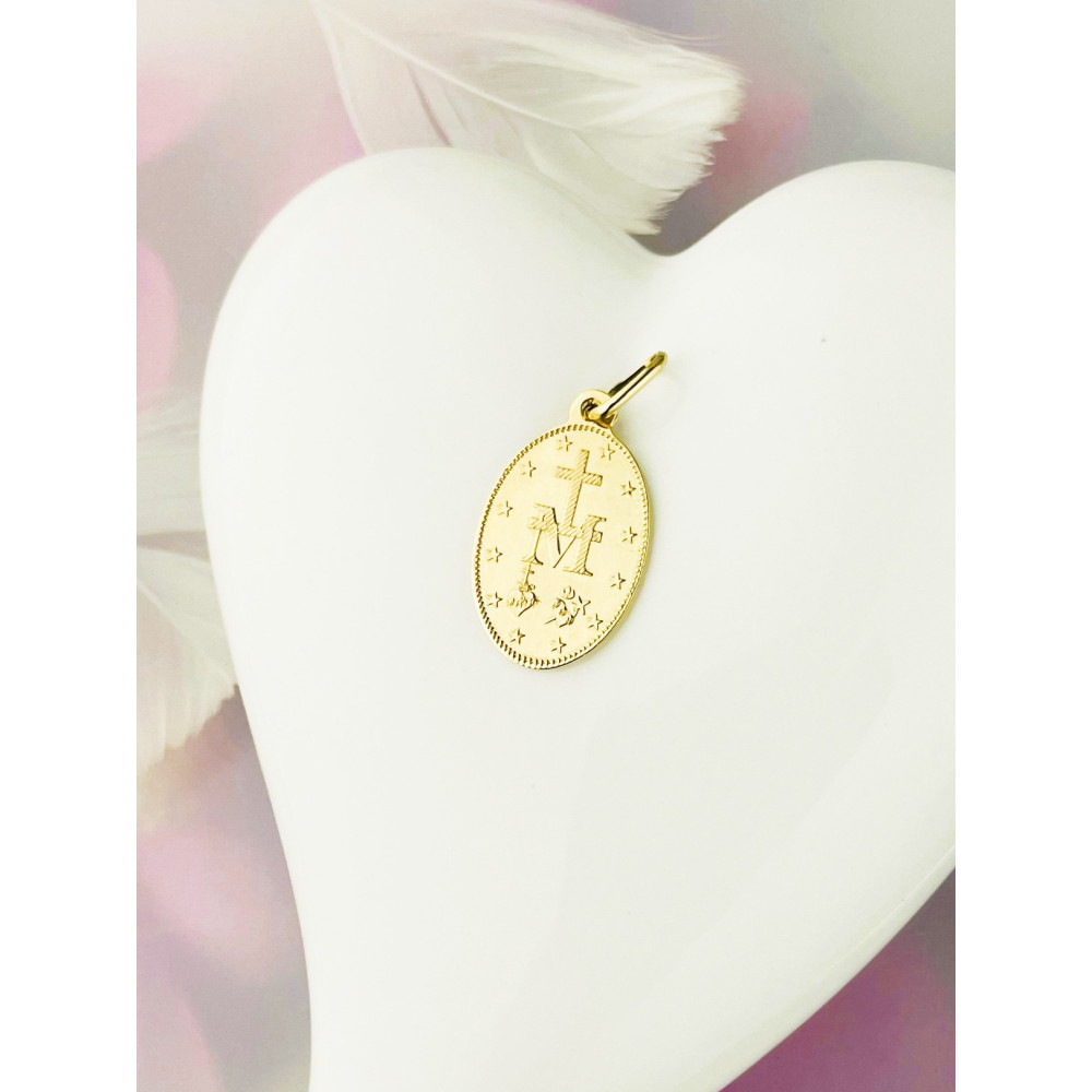 Anhänger Madonna Maria Goldanhänger Erstkommunion 585er 14KT