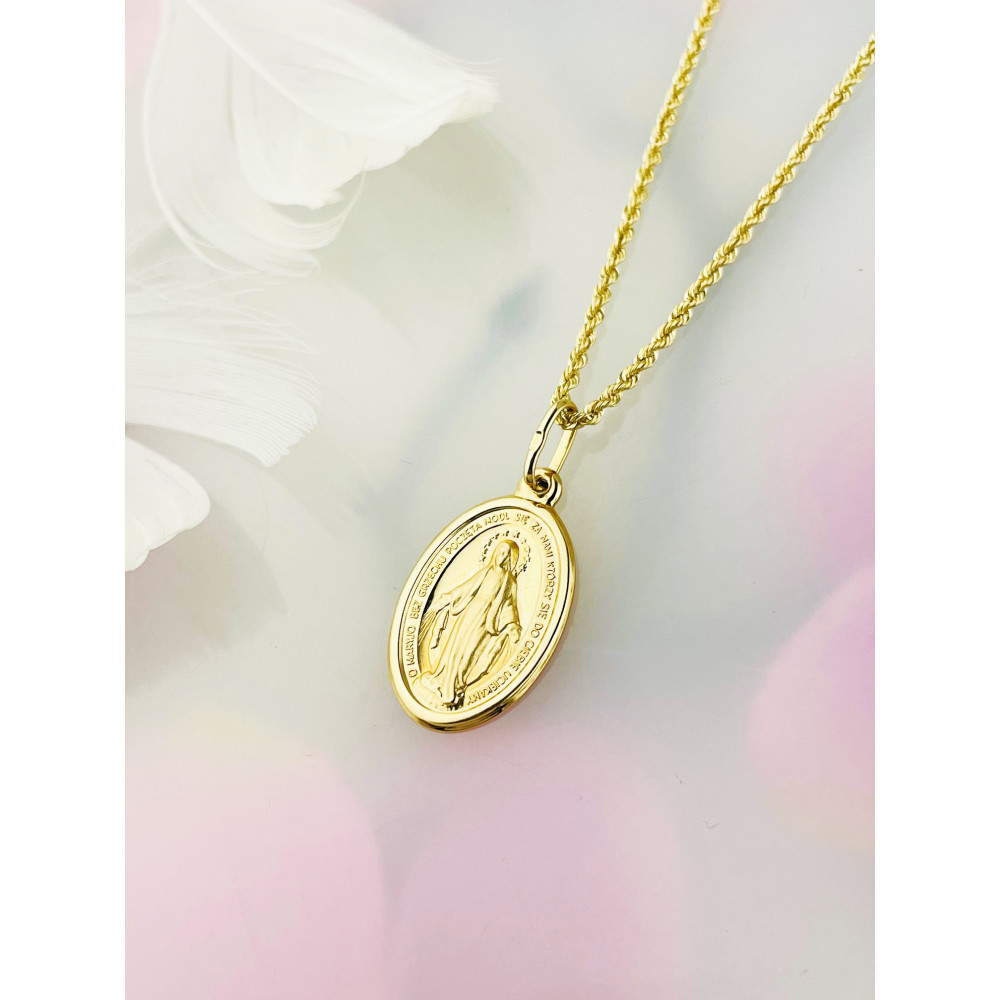 Anhänger Madonna Maria Goldanhänger Erstkommunion 585er 14KT