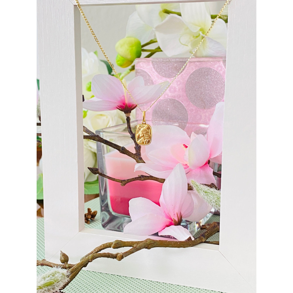 Złoty Medalik Zawieszka Pan Jezus