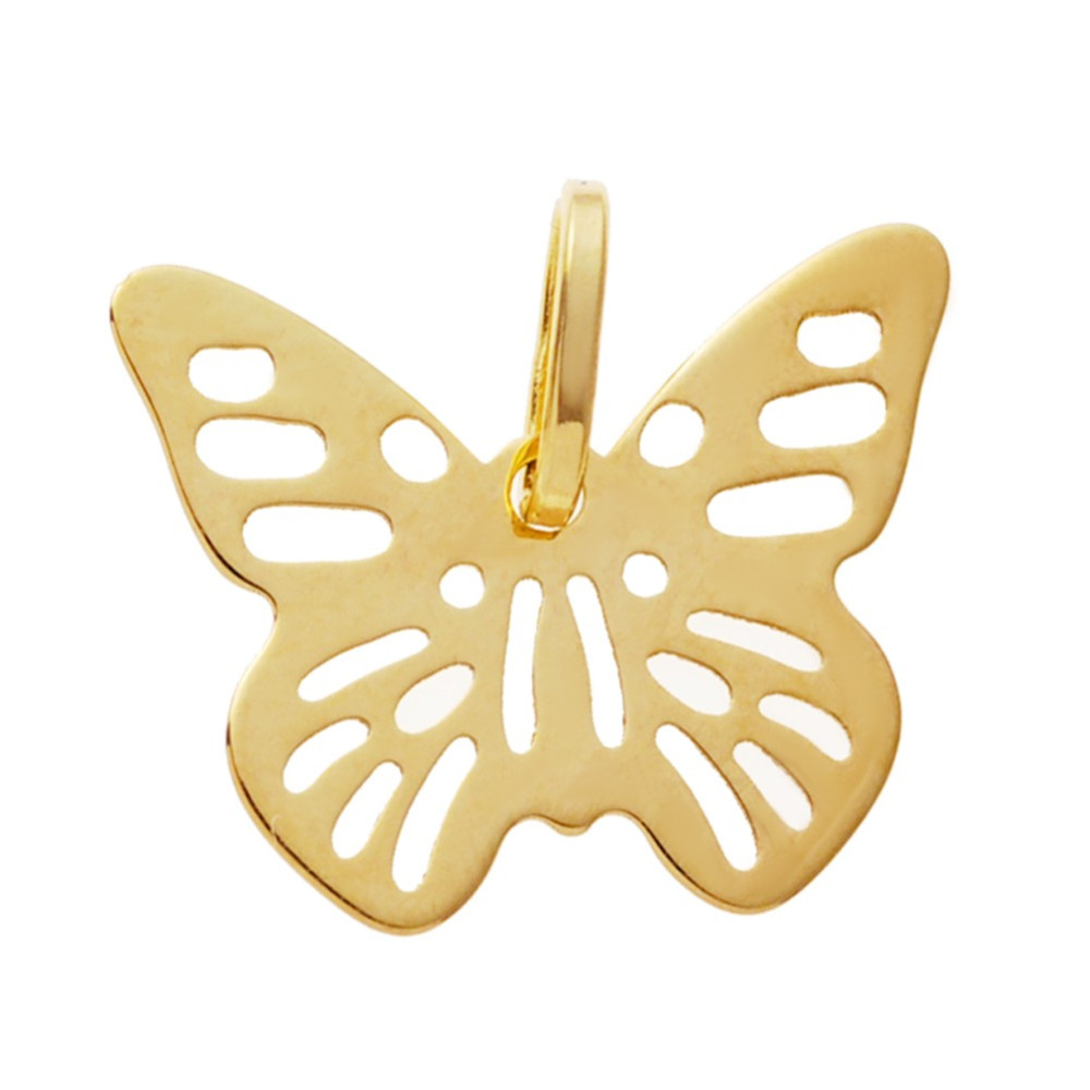 Anhänger Schmetterling Kettenanhänger Gelbgold Goldanhänger 585er 14KT