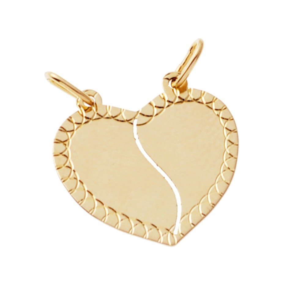 copy of Złoty wisiorek zawieszka rozeta ażurowa