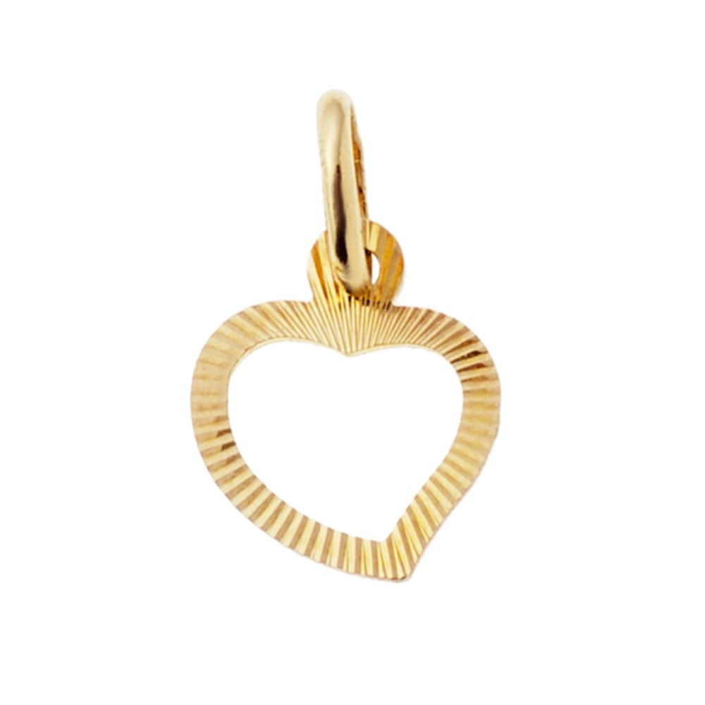 Anhänger Kettenanhänger Gold Goldanhänger Herz 585er 14KT