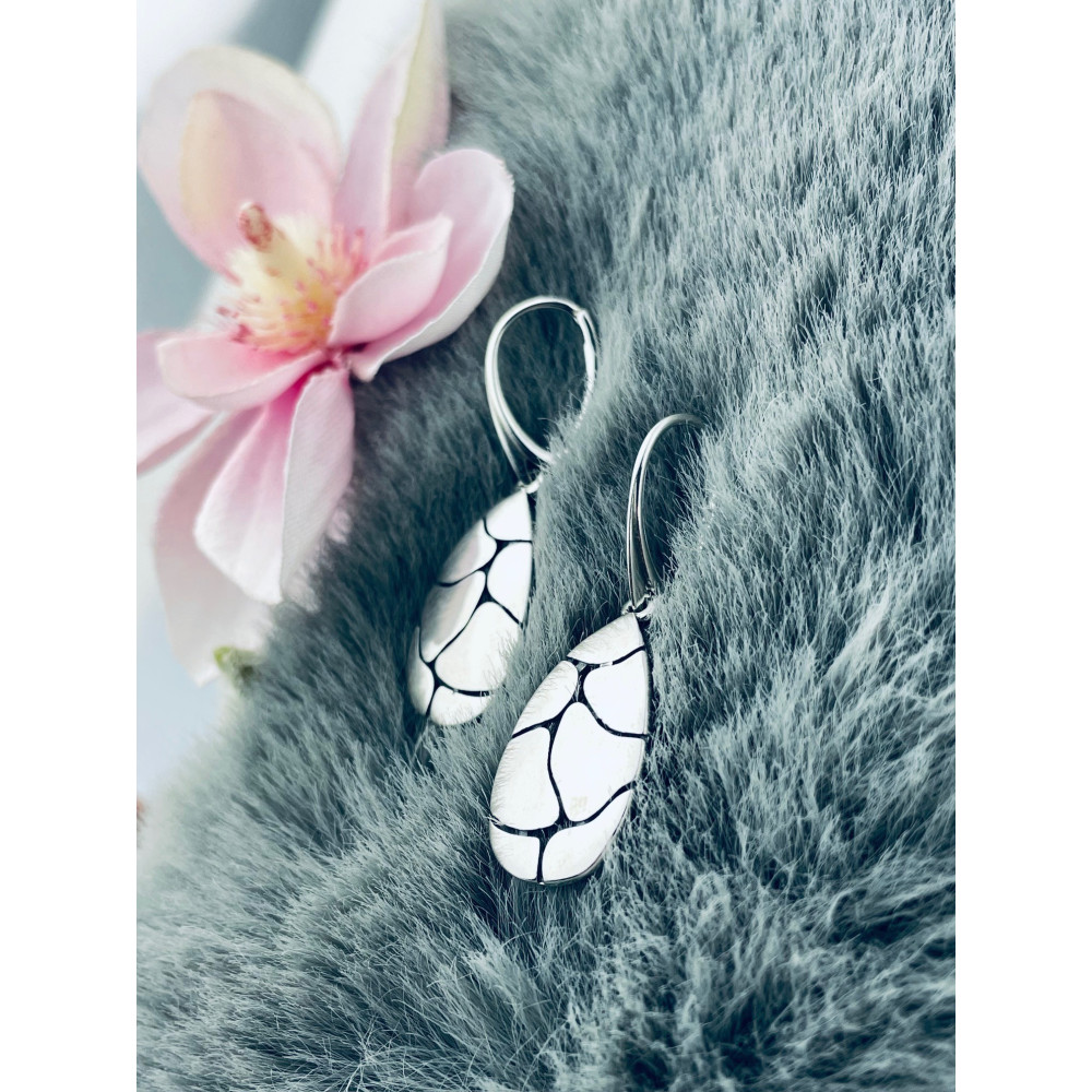 Träne 925 Silber Ohrringe