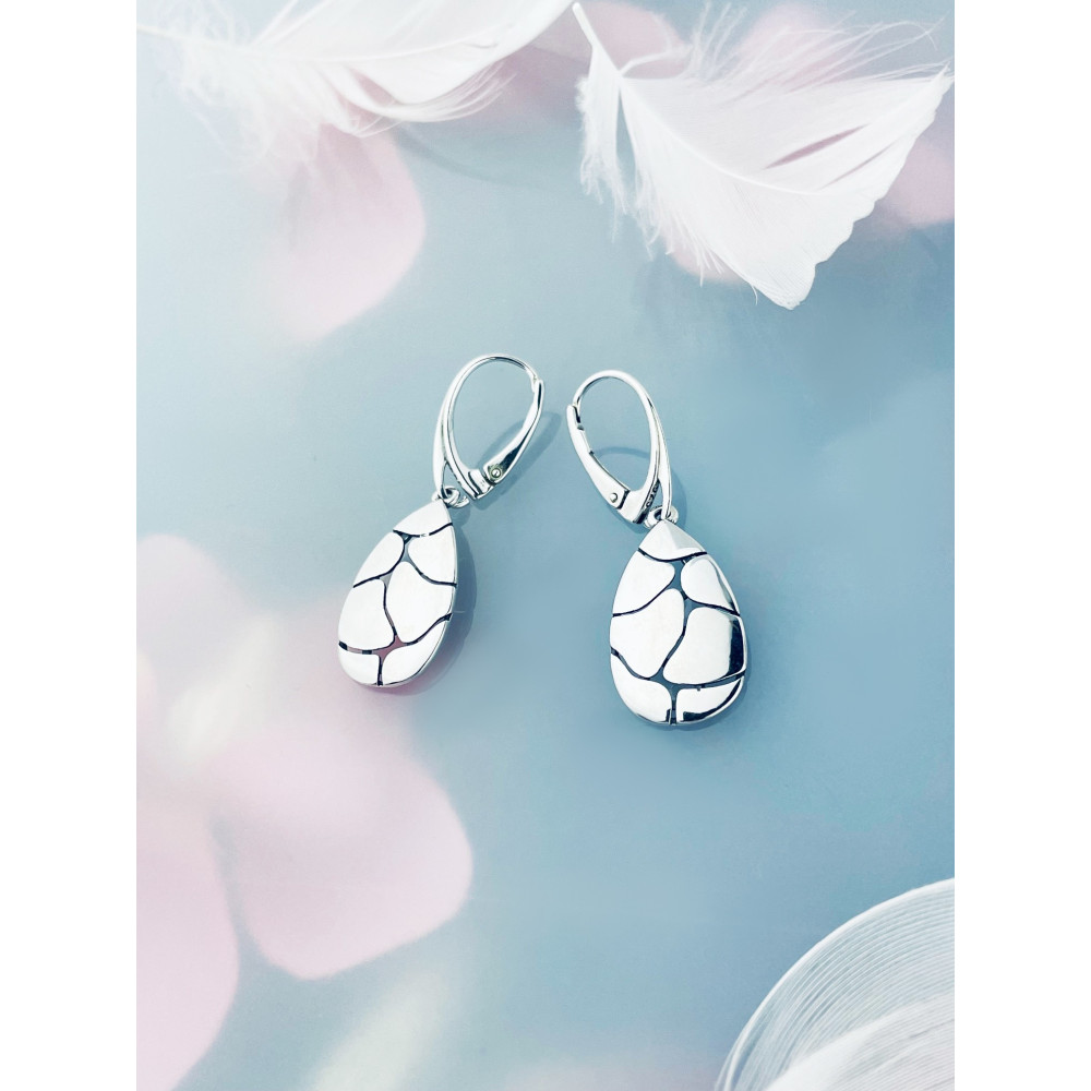 copy of Złote kolczyki przecinki z cyrkoniami