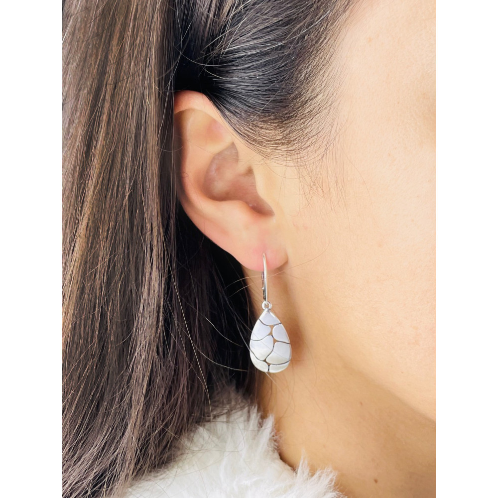 copy of Złote kolczyki przecinki z cyrkoniami