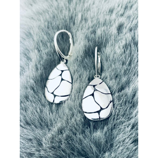 Träne 925 Silber Ohrringe