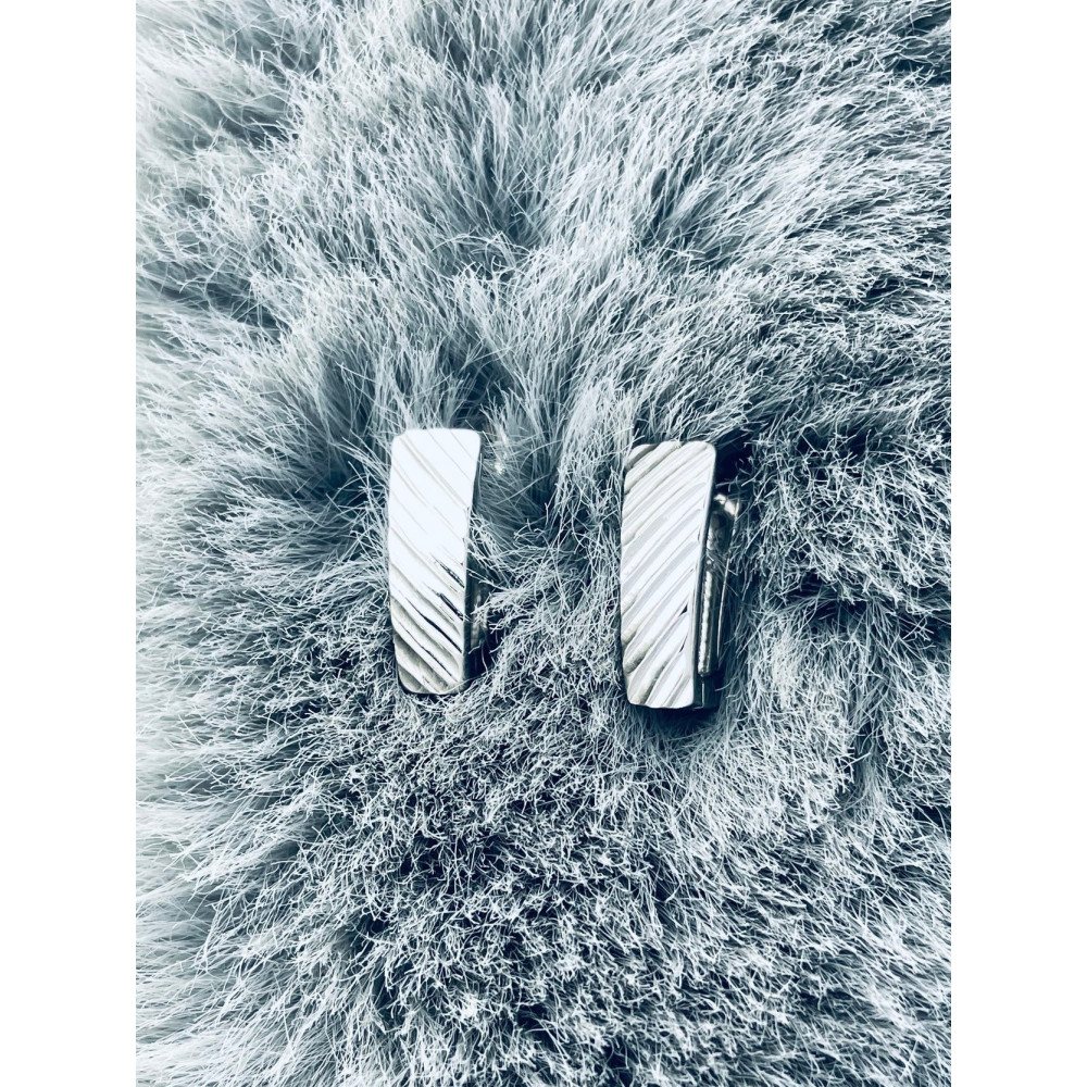 copy of Złote kolczyki przecinki z cyrkoniami