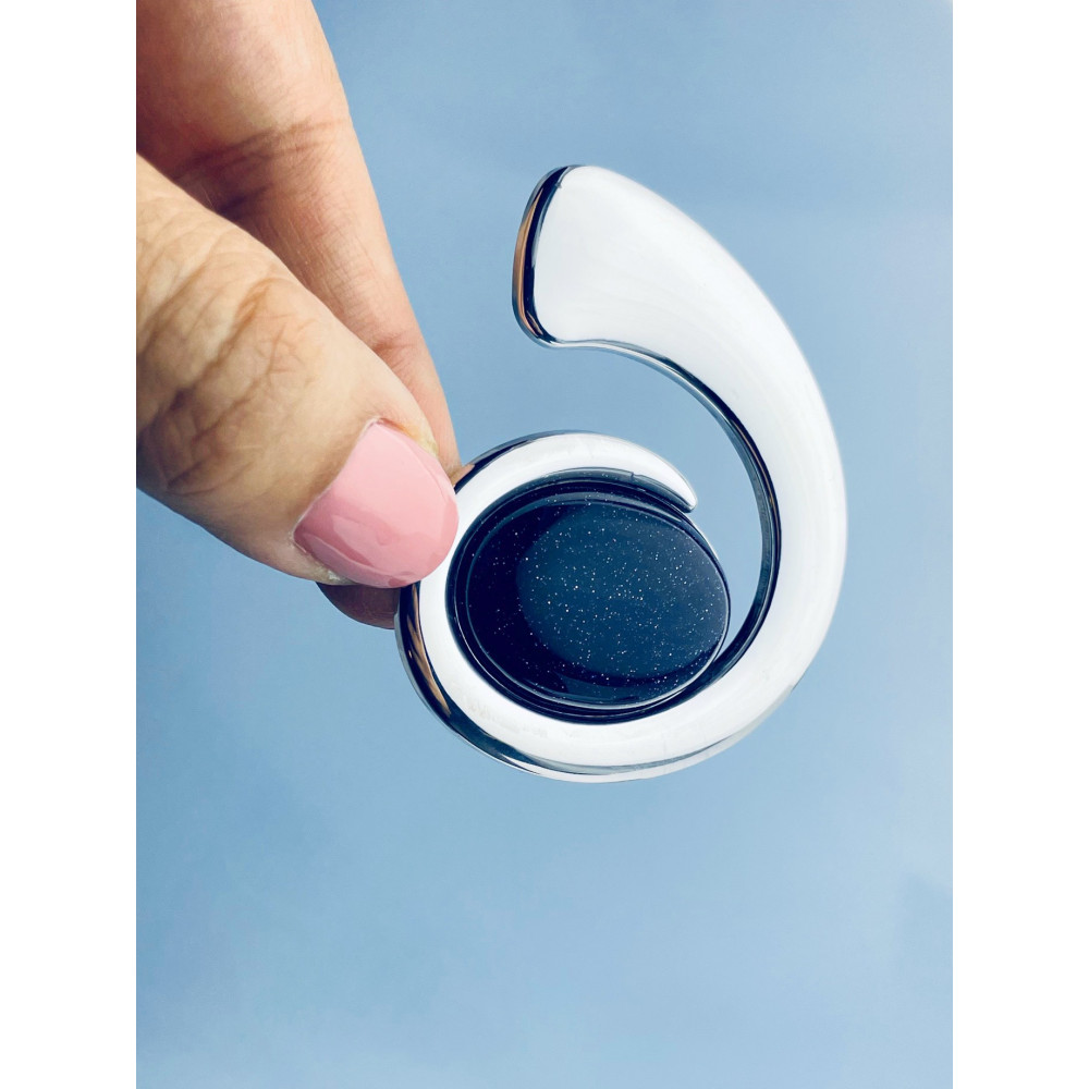 Srebrny wisiorek zawieszka Noc Kairu ślimak duży zawijas