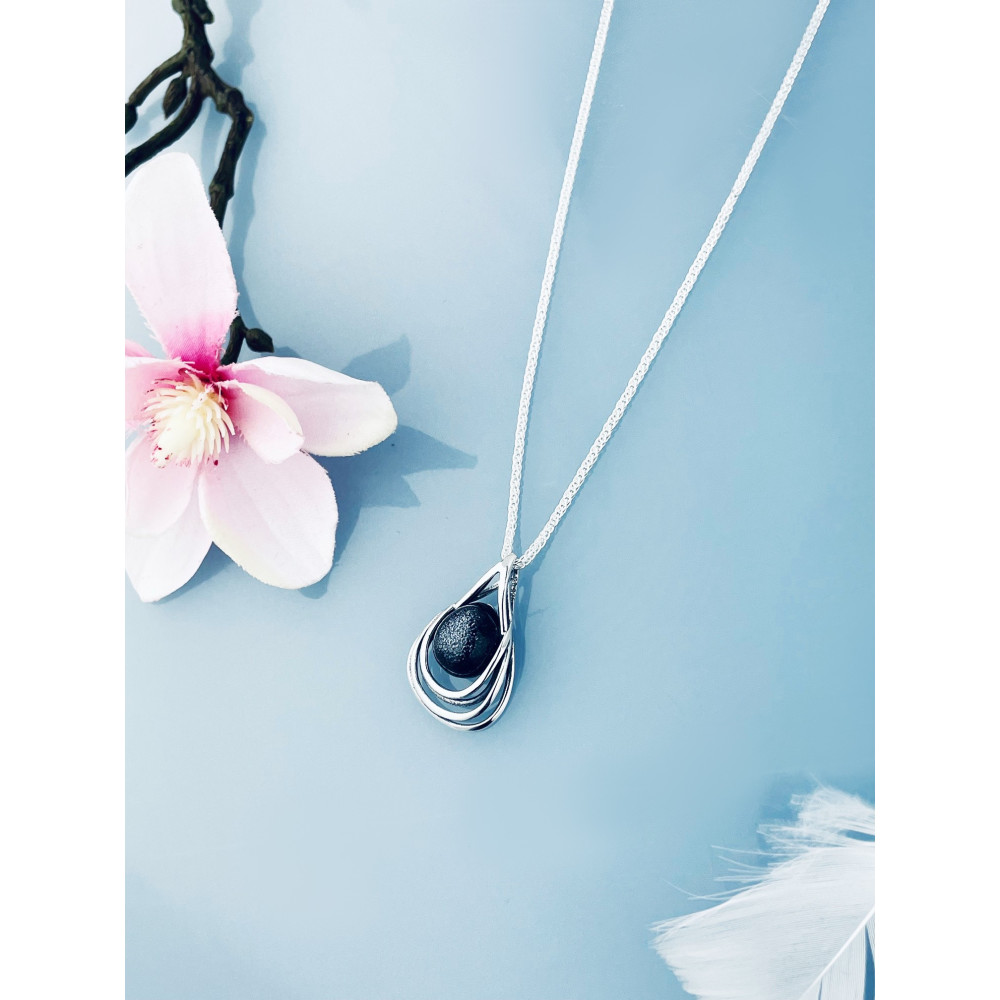 copy of Złoty wisiorek zawieszka rozeta ażurowa