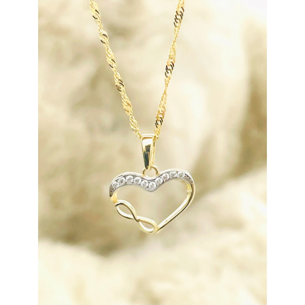 copy of Złoty wisiorek zawieszka rozeta ażurowa