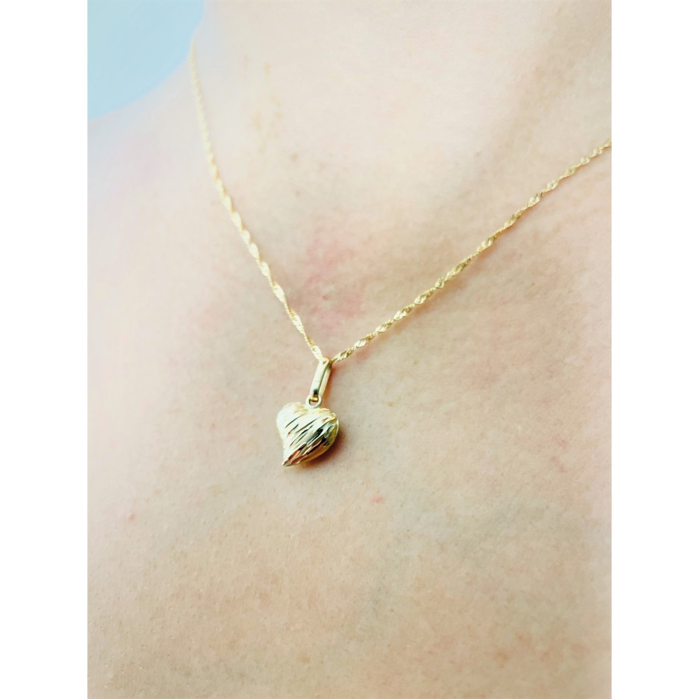 copy of Złoty wisiorek zawieszka rozeta ażurowa