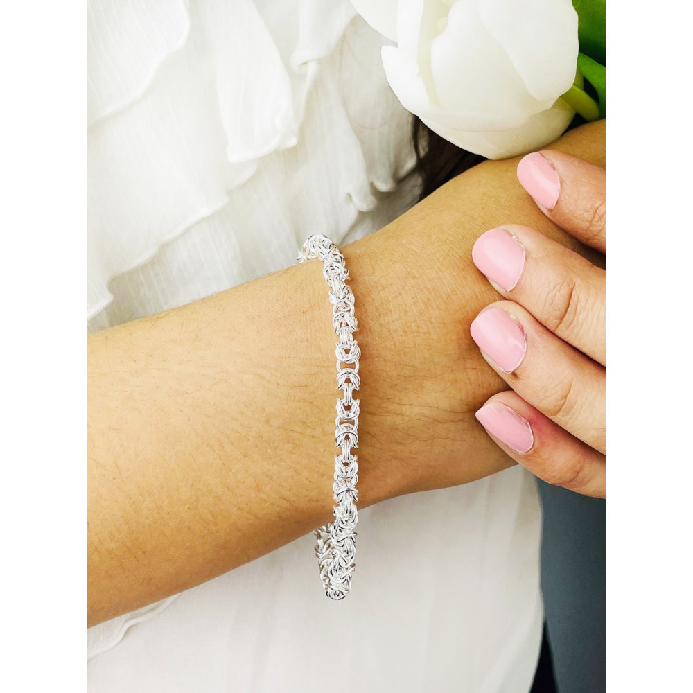 Silber 925 königliches Armband