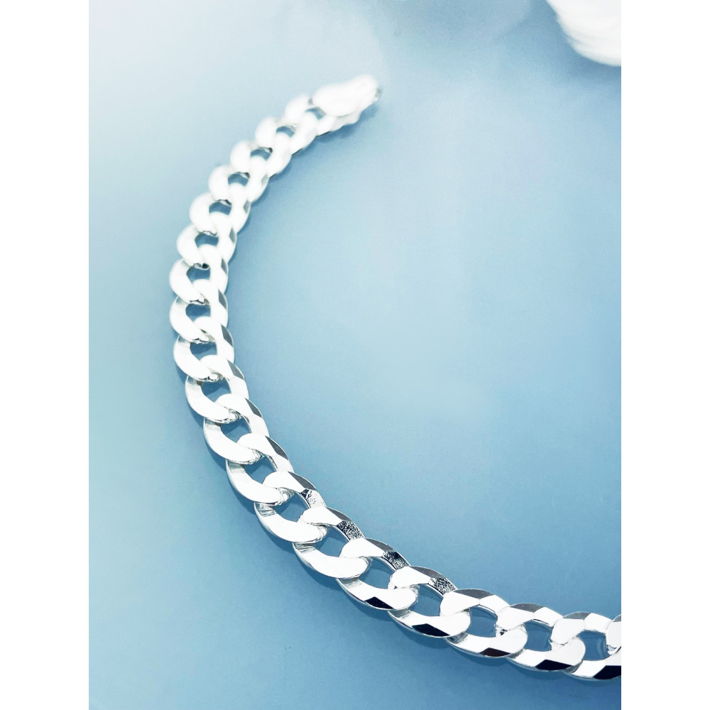 Srebrna bransoletka pancerka