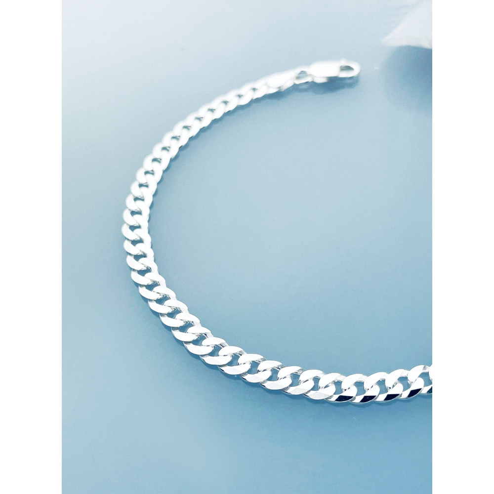 Silber 925 Panzerkette Armband