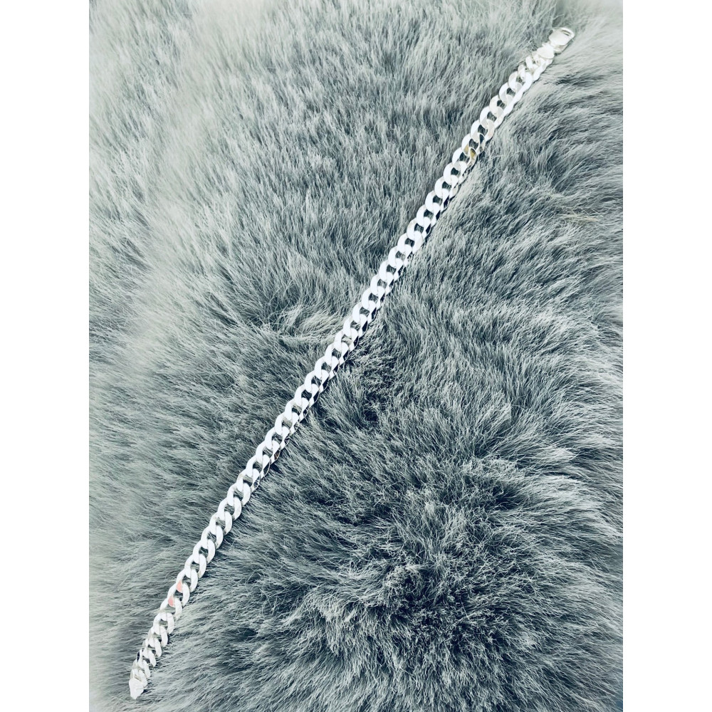 Srebrna bransoletka pancerka