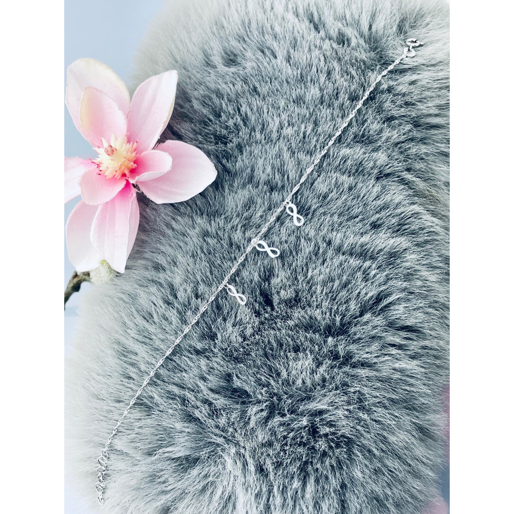 Infinity Armband 925 Silber Singapure Magic