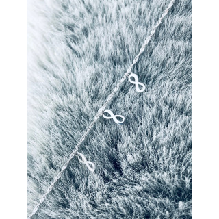 Infinity Armband 925 Silber Singapure Magic