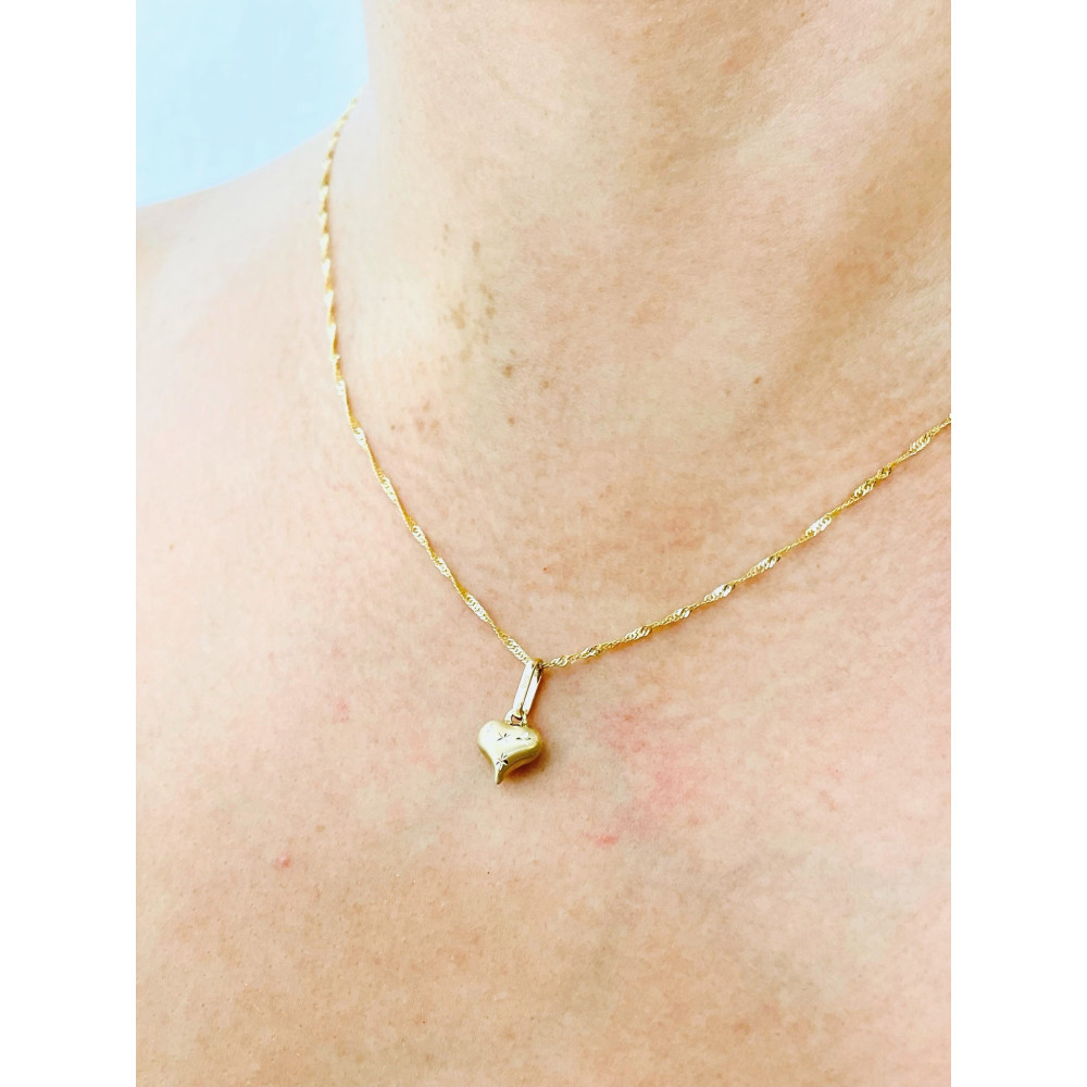 copy of Złoty wisiorek zawieszka rozeta ażurowa