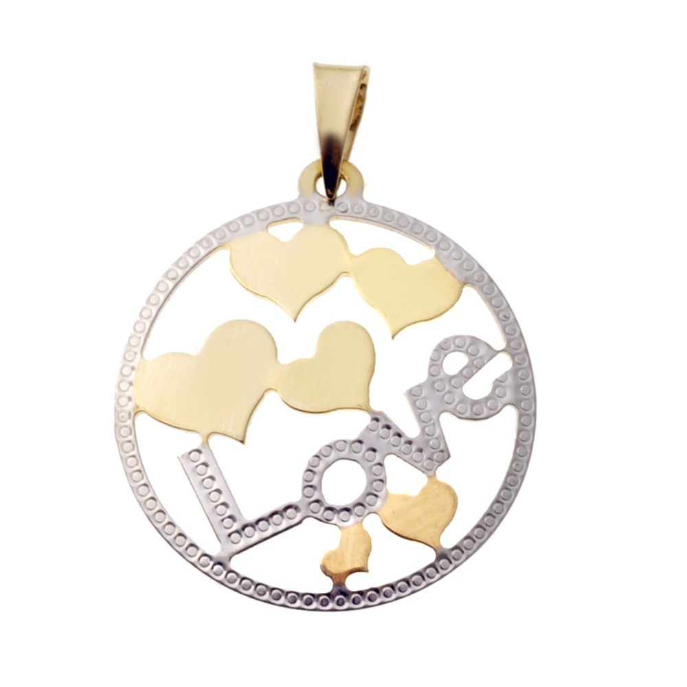 Anhänger Kettenanhänger Gold Goldanhänger Herz 585er 14KT