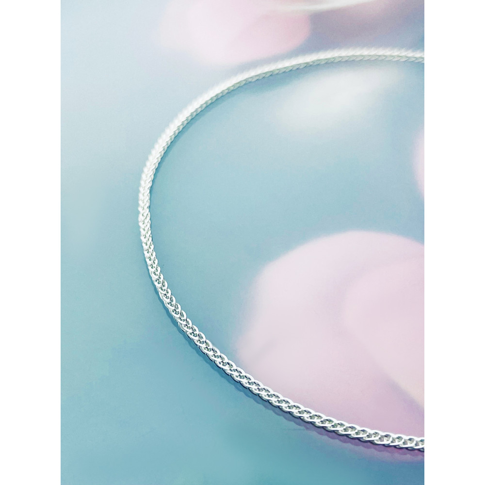 925 Silber Halskette Collier Spiga Weizen