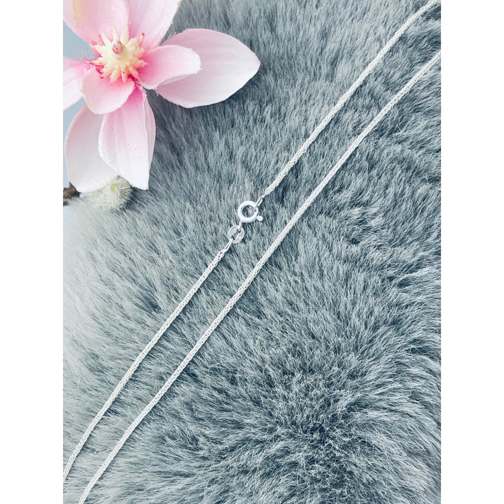 925 Silber Halskette Collier Spiga Weizen