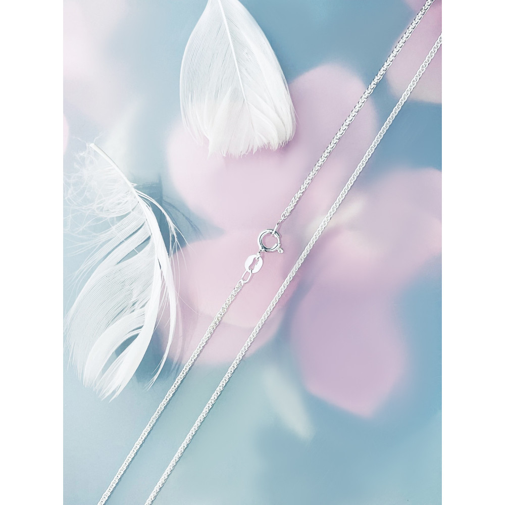 925 Silber Halskette Collier Spiga Weizen