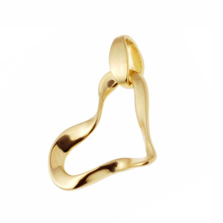 Anhänger Kettenanhänger Gold Goldanhänger Herz 585er 14KT