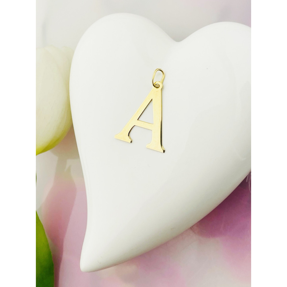 copy of Złoty wisiorek zawieszka rozeta ażurowa