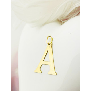Anhänger Buchstabe A Kettenanhänger Gold Goldanhänger 585er 14KT Gold