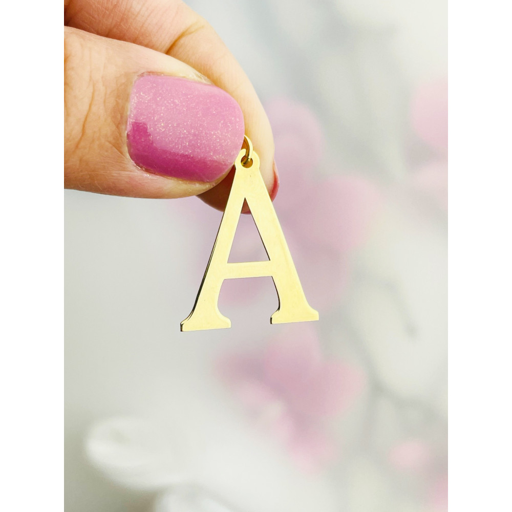 Anhänger Buchstabe A Kettenanhänger Gold Goldanhänger 585er 14KT Gold