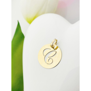 Anhänger Buchstabe C Kettenanhänger Gold Goldanhänger 585er 14KT Gold