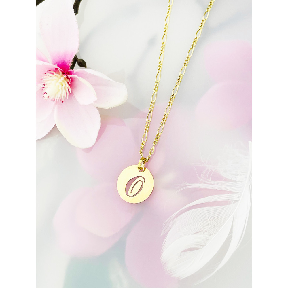 copy of Złoty wisiorek zawieszka rozeta ażurowa