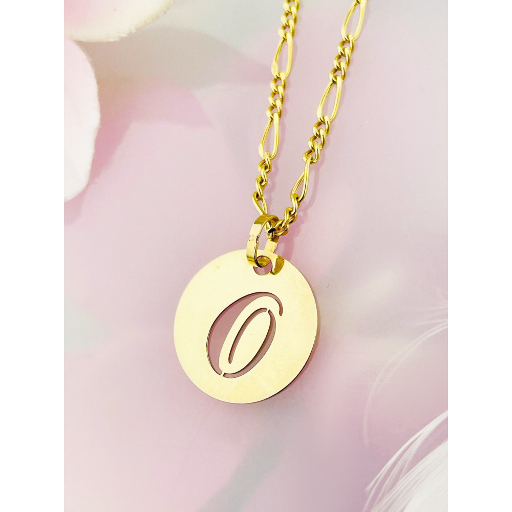 Anhänger Buchstabe O Kettenanhänger Gold Goldanhänger 585er 14KT Gold