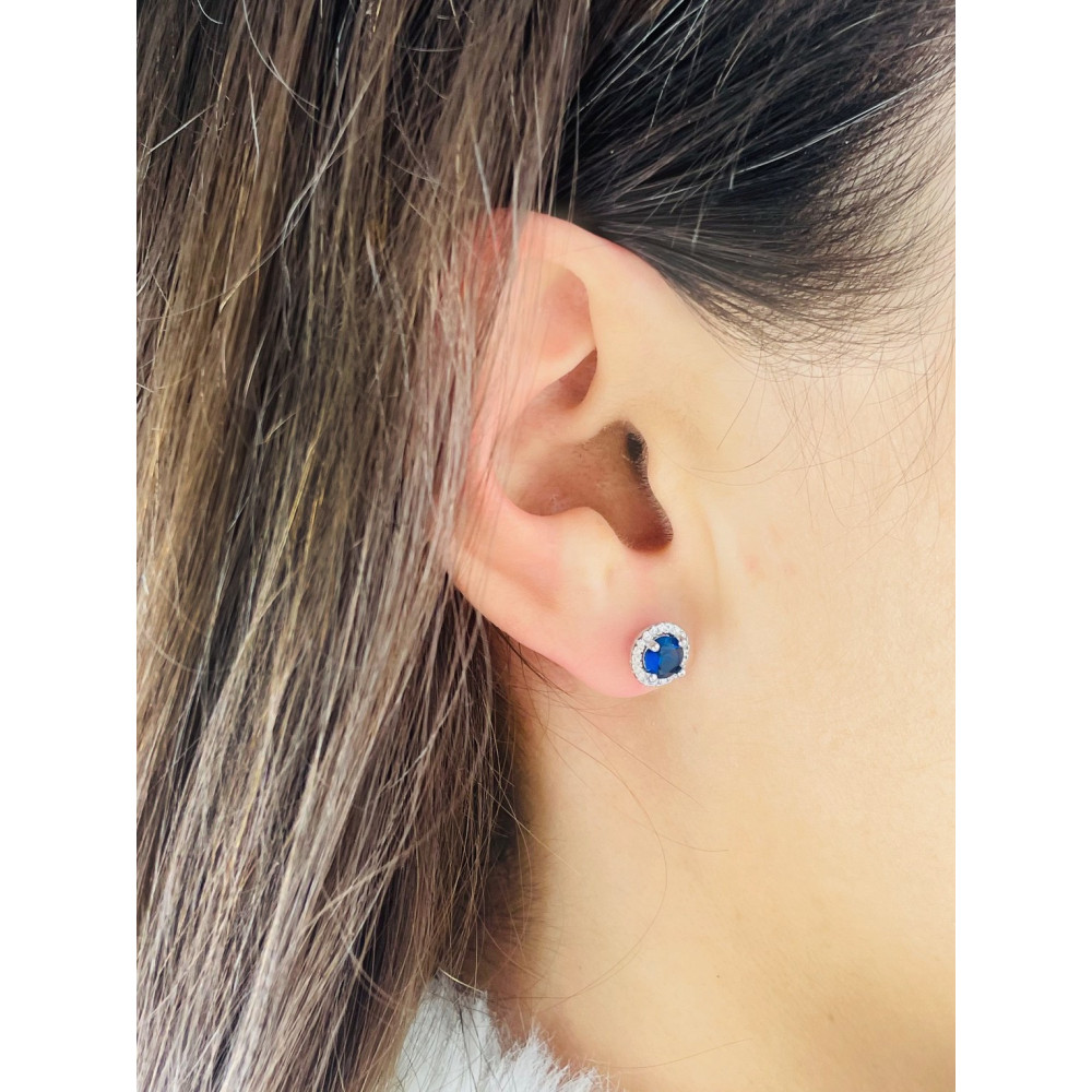 925 Silber Ohrringe mit Zirkonia