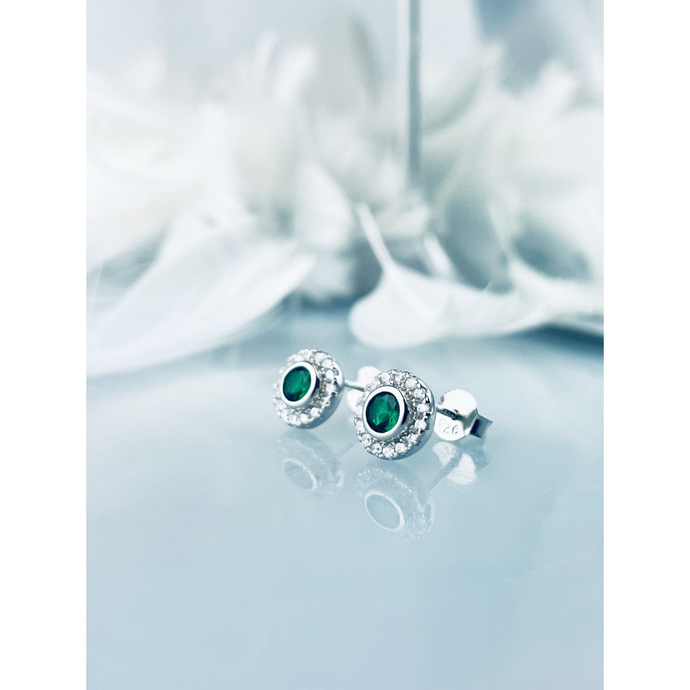 925 Silber Ohrringe mit Zirkonia