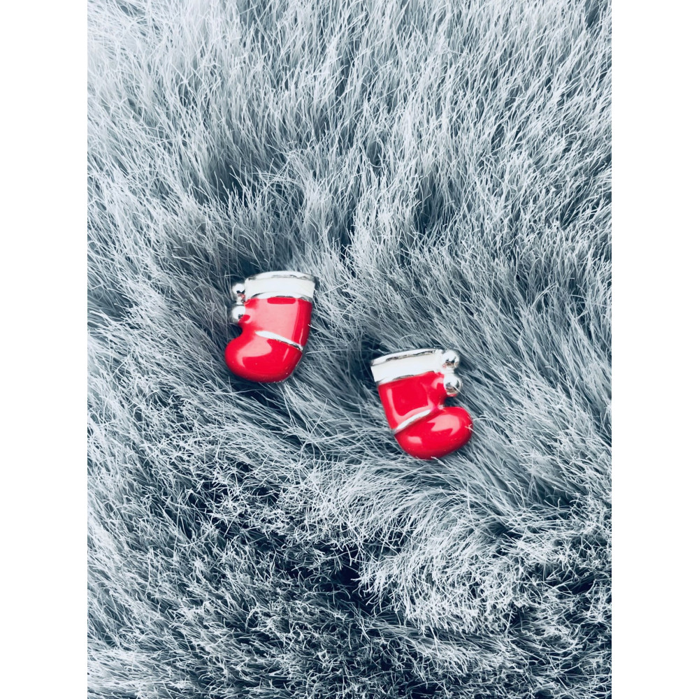 copy of Złote kolczyki przecinki z cyrkoniami