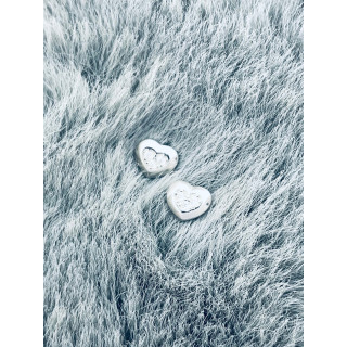 925 Silber Ohrringe mit Zirkonia Herz