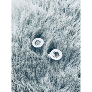 Kreis 925 Silber mit Zirkonia Ohrringe