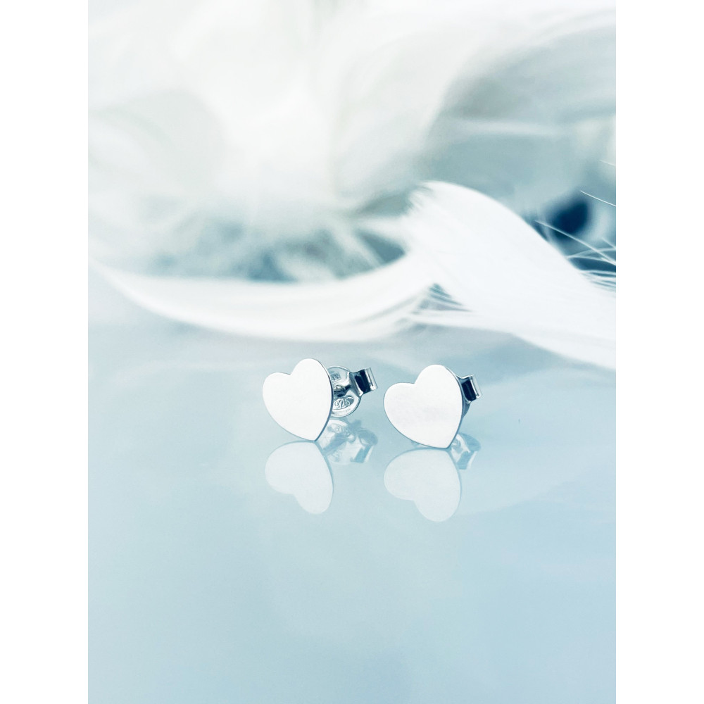 925 Silber Ohrringe Herz