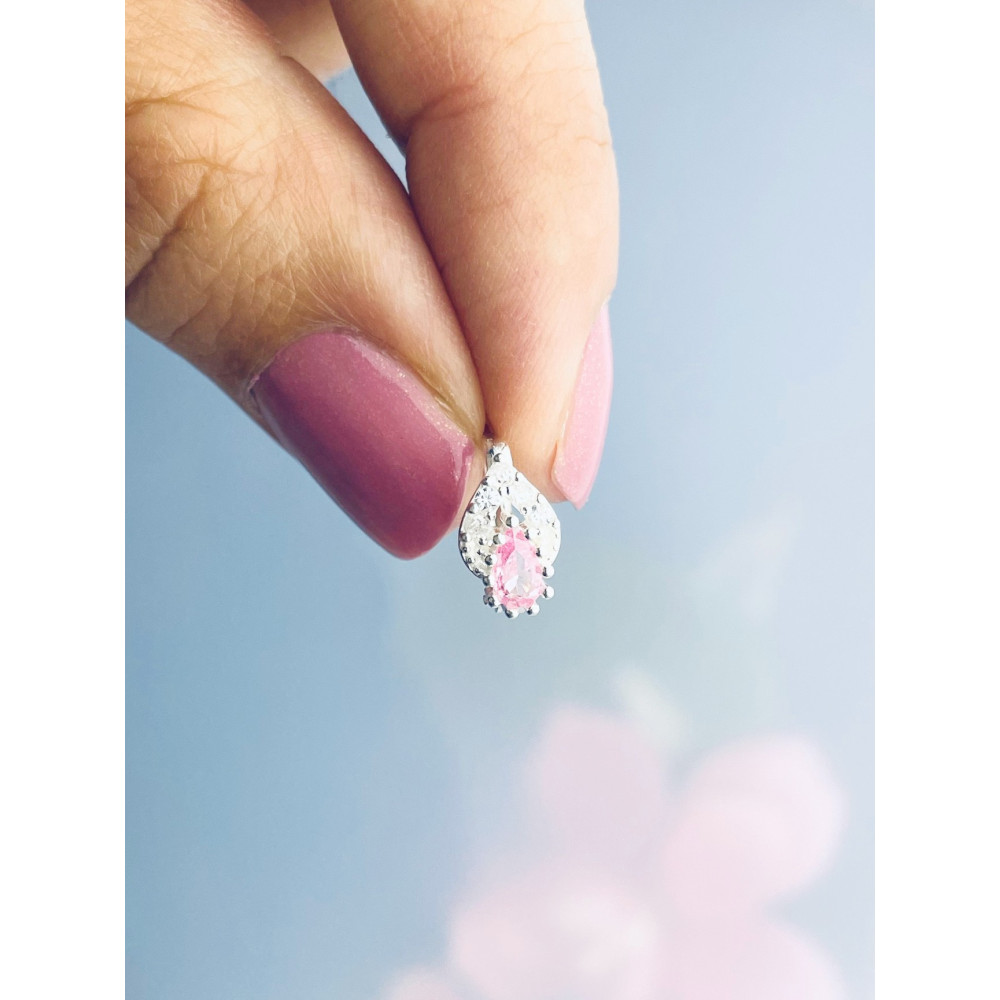 copy of Złote kolczyki przecinki z cyrkoniami