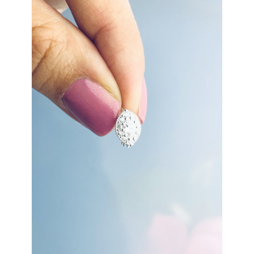 Träne 925 Silber Ohrringe mit Zirkonia