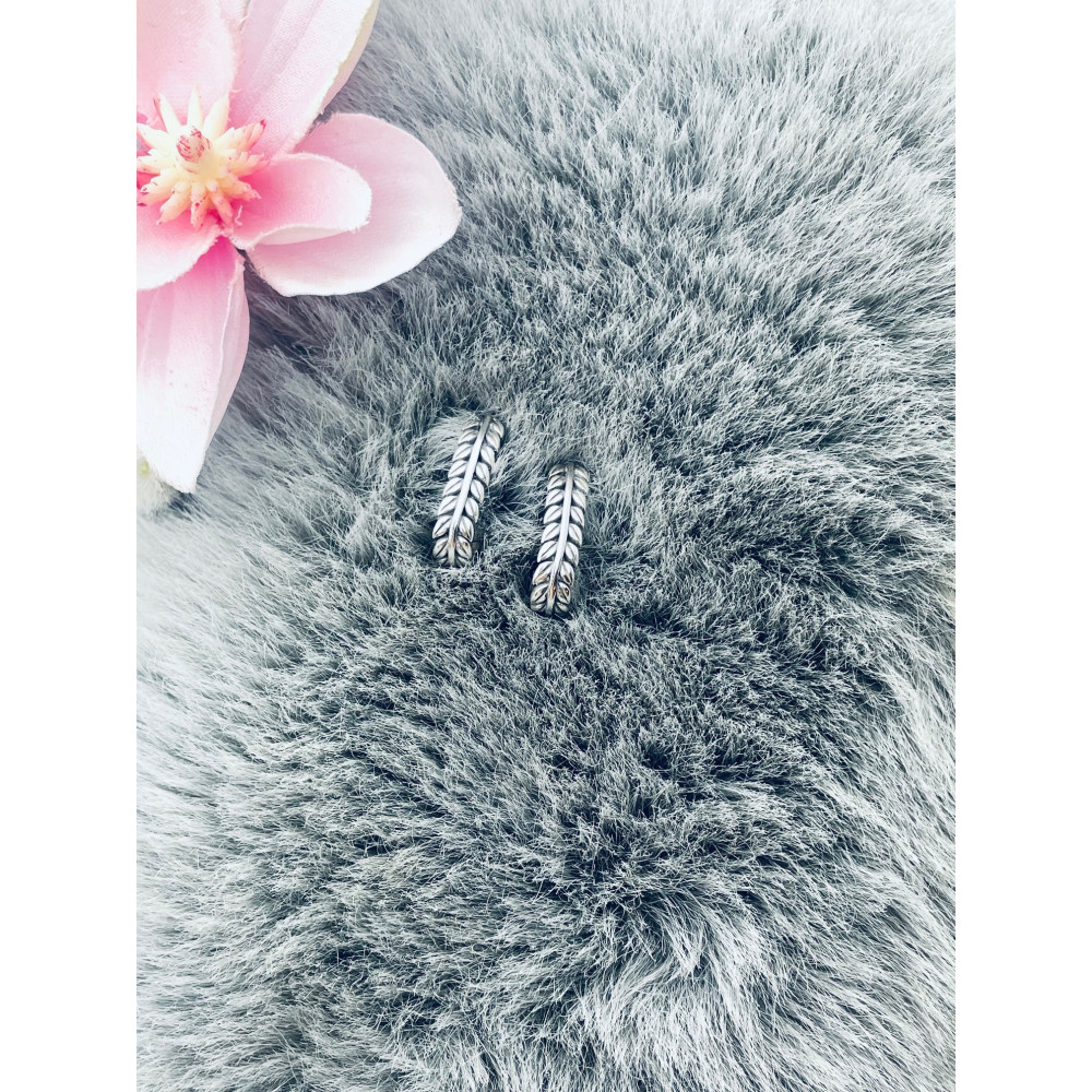 copy of Złote kolczyki przecinki z cyrkoniami