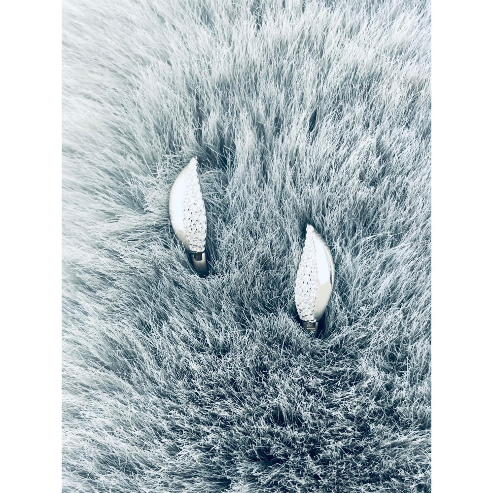 Träne 925 Silber Ohrringe mit Zirkonia