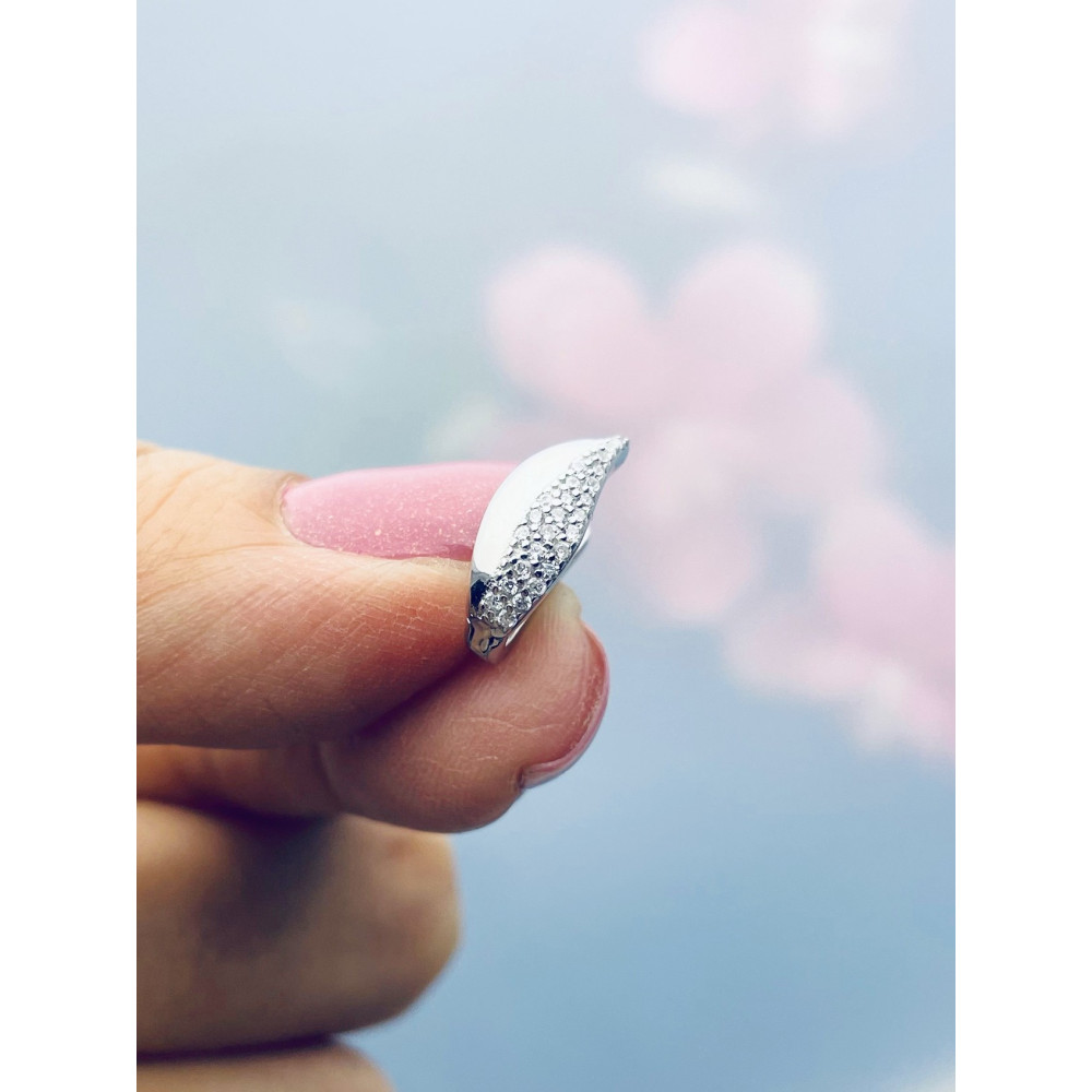 Träne 925 Silber Ohrringe mit Zirkonia