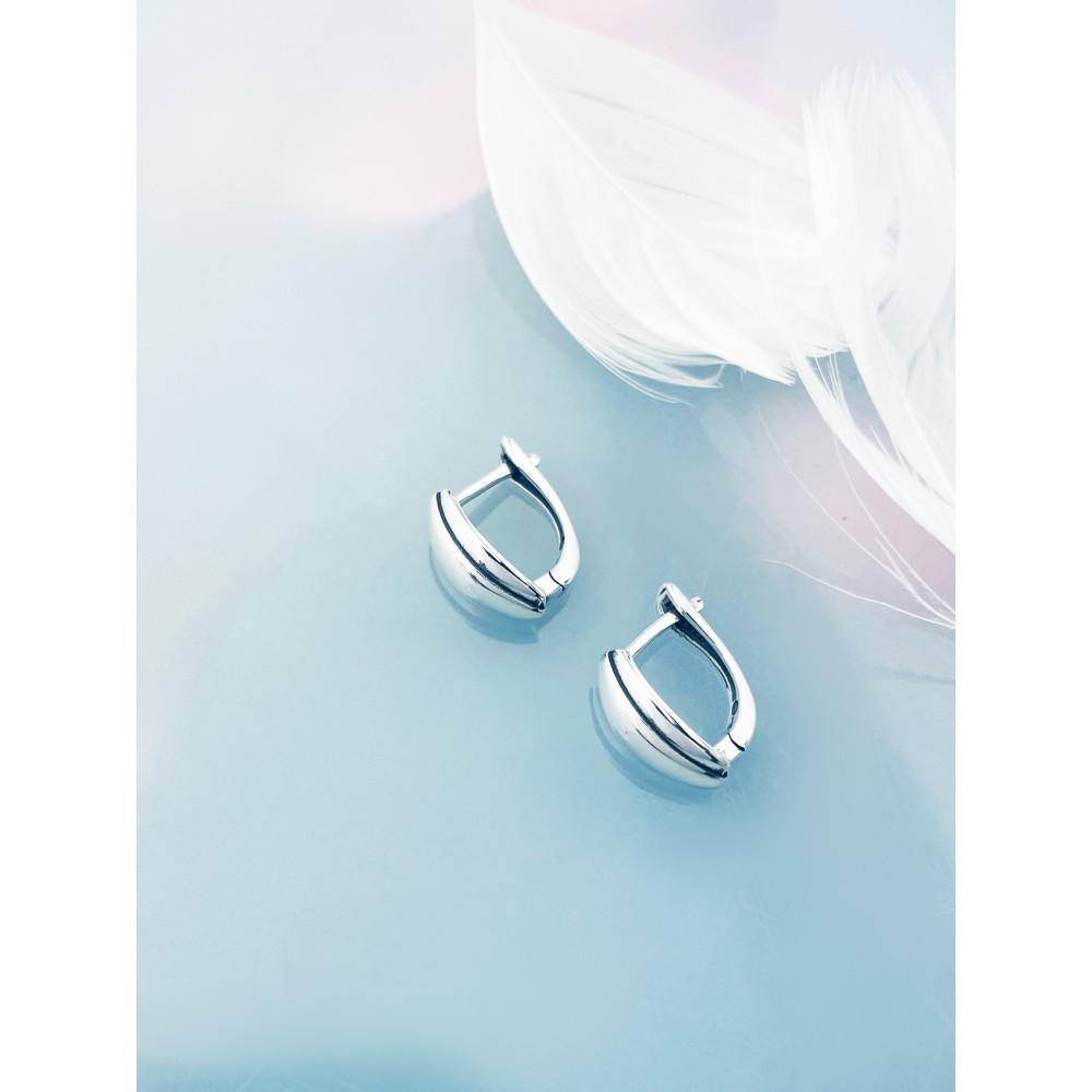 copy of Złote kolczyki przecinki z cyrkoniami