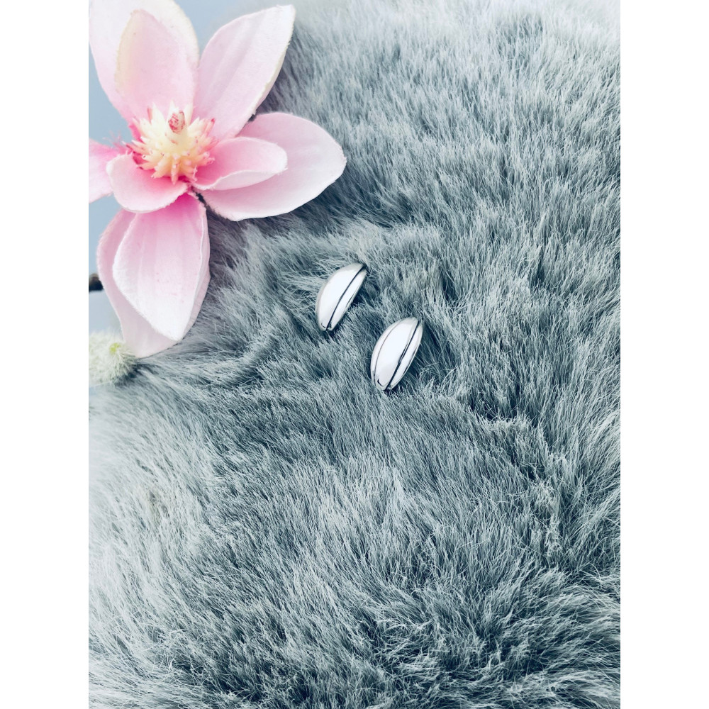 copy of Złote kolczyki przecinki z cyrkoniami